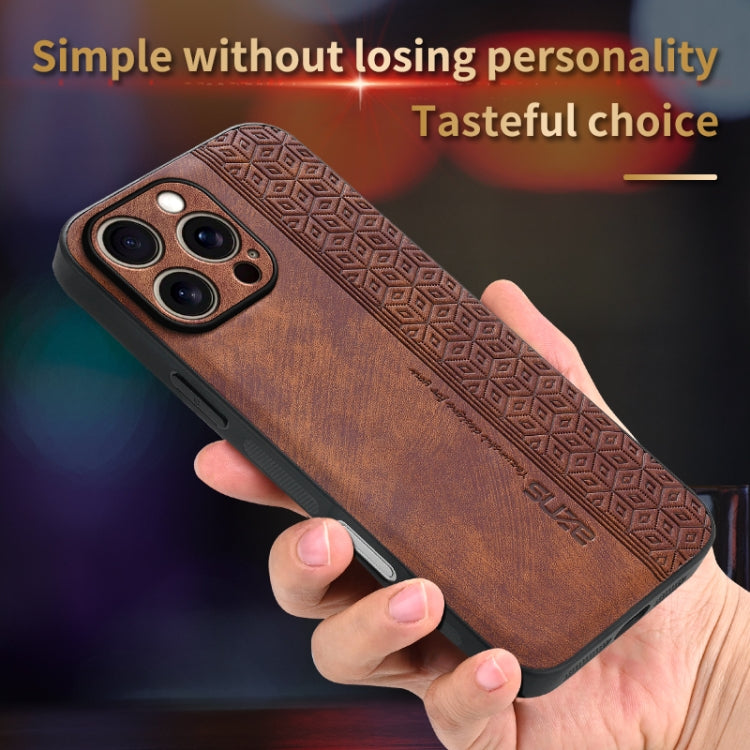 For iPhone 16 Pro AZNS 3D Embossed Skin Feel Phone Case(Dark Green) - iPhone 16 Pro Cases by AZNS | Online Shopping South Africa | PMC Jewellery | Buy Now Pay Later Mobicred