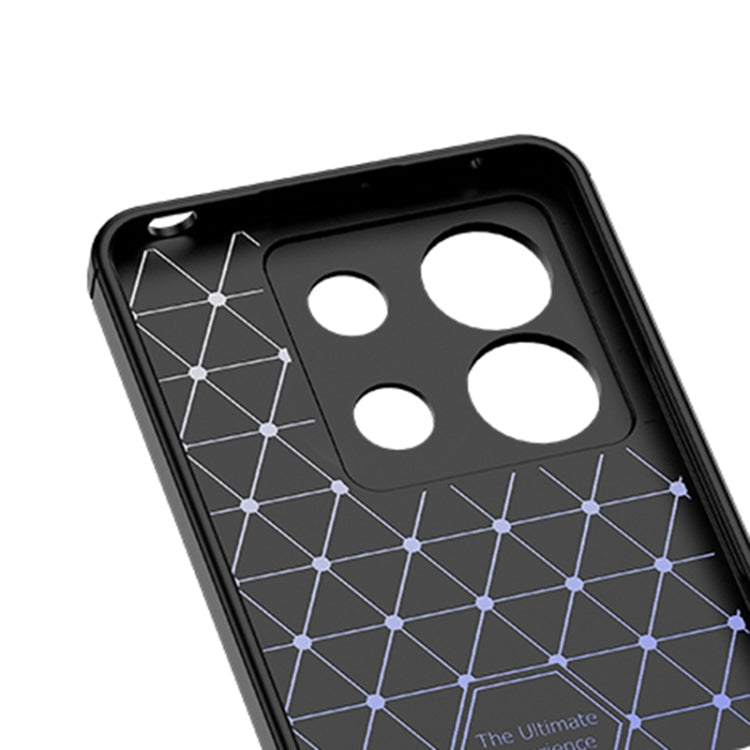 For Xiaomi Redmi Note 13 Litchi Texture Shockproof TPU Phone Case(Black) - Note 13 Cases by PMC Jewellery | Online Shopping South Africa | PMC Jewellery | Buy Now Pay Later Mobicred