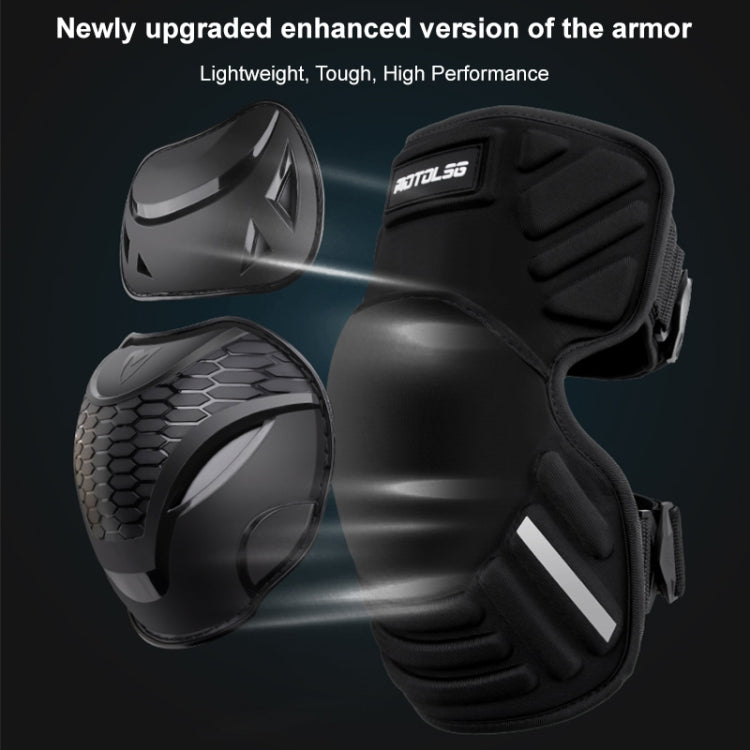 Motolsg MT03 Motorcycle Bicycle Riding Protective Gear 2 in 1 Knee Pads - Protective Gear by MOTOLSG | Online Shopping South Africa | PMC Jewellery | Buy Now Pay Later Mobicred