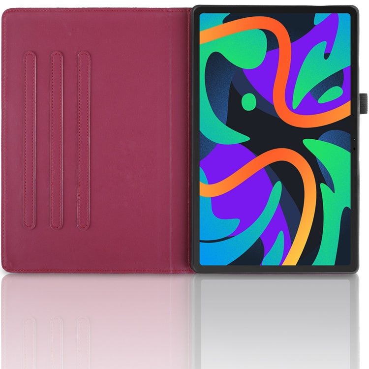 For Lenovo Tab M11 / Xiaoxin Pad 11 2024 Tree Life Embossed Rotation Leather Tablet Case(Red) - Lenovo by PMC Jewellery | Online Shopping South Africa | PMC Jewellery | Buy Now Pay Later Mobicred