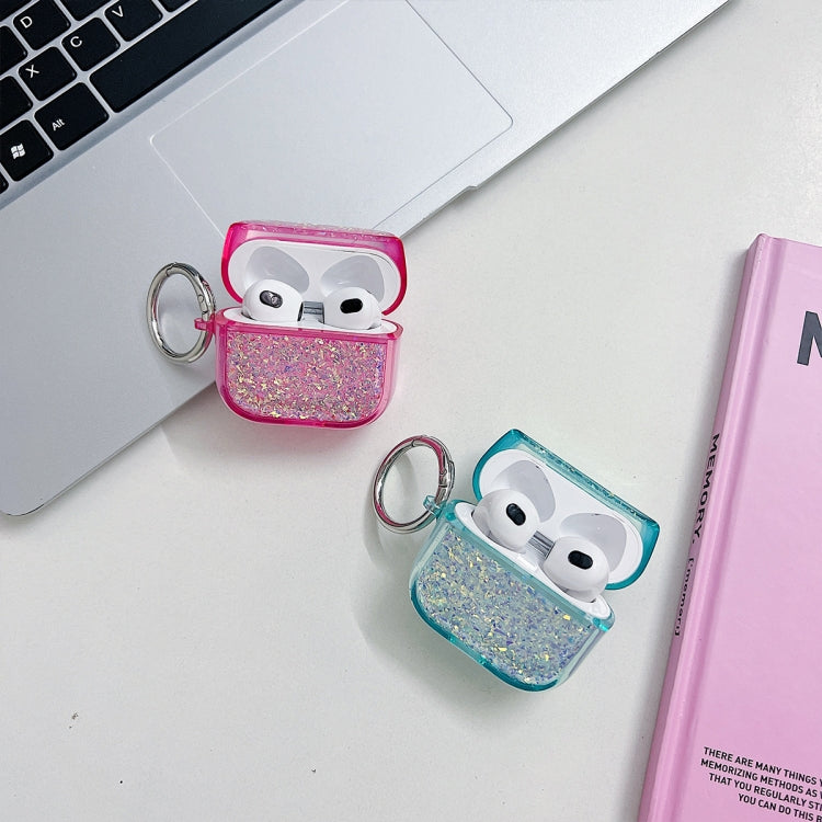 For AirPods Pro 2 Flash Diamond Epoxy Bluetooth Earphone Protective Case(Blue) - For AirPods Pro 2 by PMC Jewellery | Online Shopping South Africa | PMC Jewellery | Buy Now Pay Later Mobicred