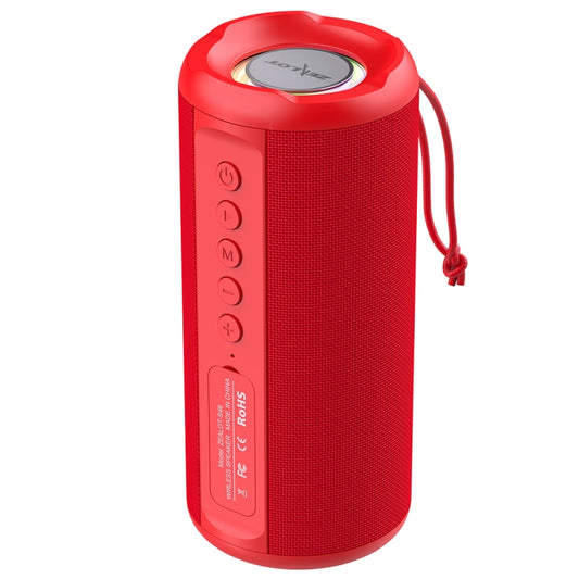 Zealot S46 TWS Portable Wireless Bluetooth Speaker with Colorful Light(Red) - Desktop Speaker by ZEALOT | Online Shopping South Africa | PMC Jewellery | Buy Now Pay Later Mobicred