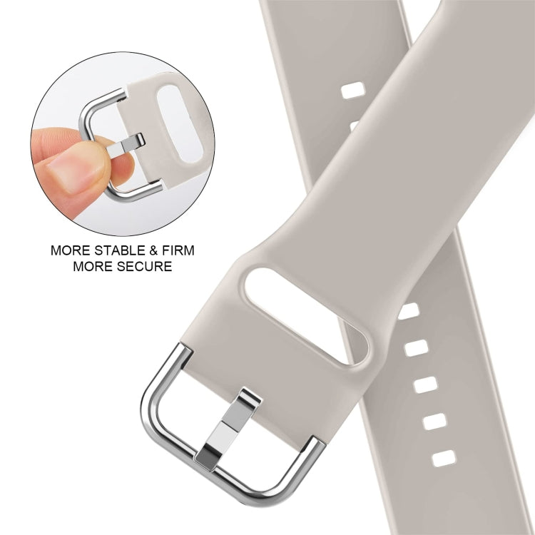 For Apple Watch Series 2 38mm Pin Buckle Silicone Watch Band(Starlight) - free shipping - PMC TechLife - Order now!
