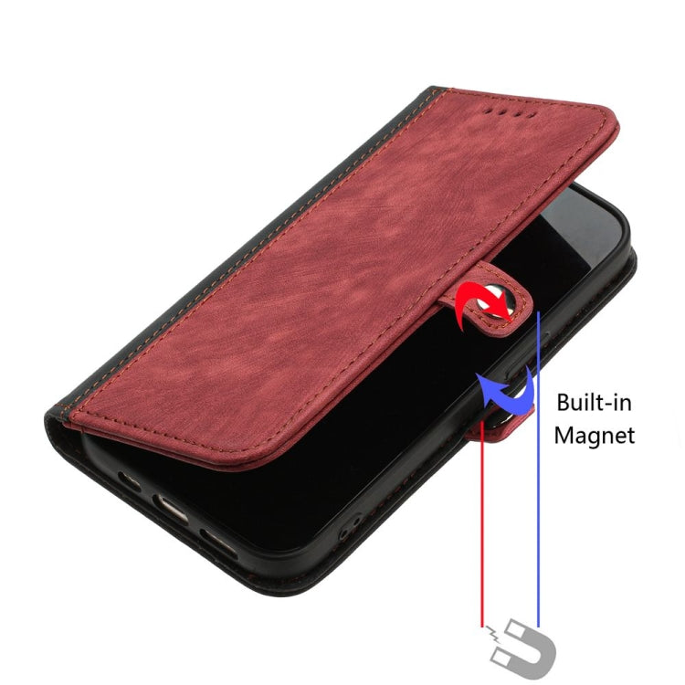 For Motorola Moto G Power 5G 2024 Side Buckle Double Fold Hand Strap Leather Phone Case(Red) - Motorola Cases by PMC Jewellery | Online Shopping South Africa | PMC Jewellery | Buy Now Pay Later Mobicred