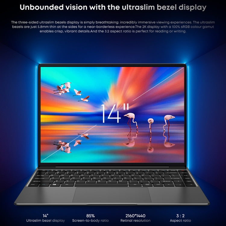 CHUWI CoreBook X 14 inch Laptop, 16GB+512GB, Windows 11 Intel 12th Gen Core i3-1215U Hexa Core - CHUWI by CHUWI | Online Shopping South Africa | PMC Jewellery