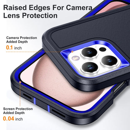 For iPhone 16 Pro Life Waterproof Rugged Phone Case(Dark Blue + Royal Blue) - iPhone 16 Pro Cases by PMC Jewellery | Online Shopping South Africa | PMC Jewellery | Buy Now Pay Later Mobicred