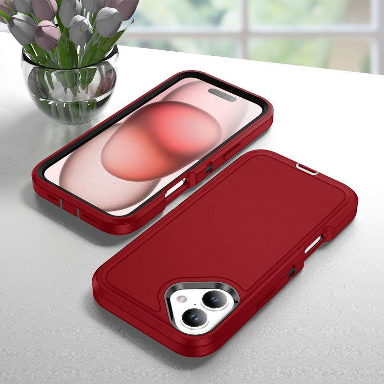 For iPhone 16 Plus Life Waterproof Rugged Phone Case(Red + Black) - iPhone 16 Plus Cases by PMC TechLife | Online Shopping South Africa | PMC TechLife | Buy Now Pay Later Mobicred