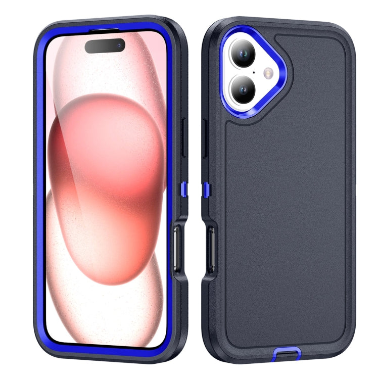 For iPhone 16 Life Waterproof Rugged Phone Case(Dark Blue + Royal Blue) - iPhone 16 Cases by PMC Jewellery | Online Shopping South Africa | PMC Jewellery | Buy Now Pay Later Mobicred