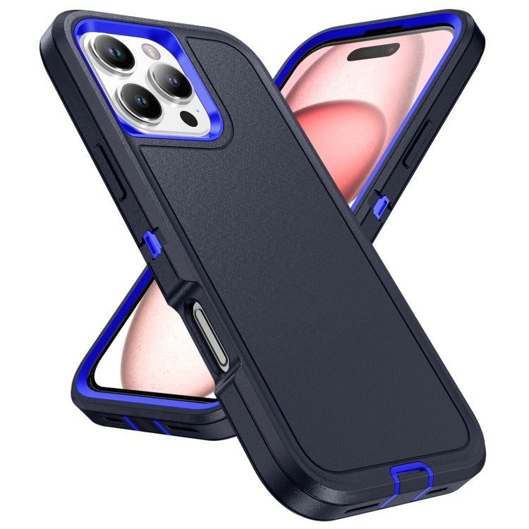 For iPhone 16 Life Waterproof Rugged Phone Case(Dark Blue + Royal Blue) - iPhone 16 Cases by PMC Jewellery | Online Shopping South Africa | PMC Jewellery | Buy Now Pay Later Mobicred