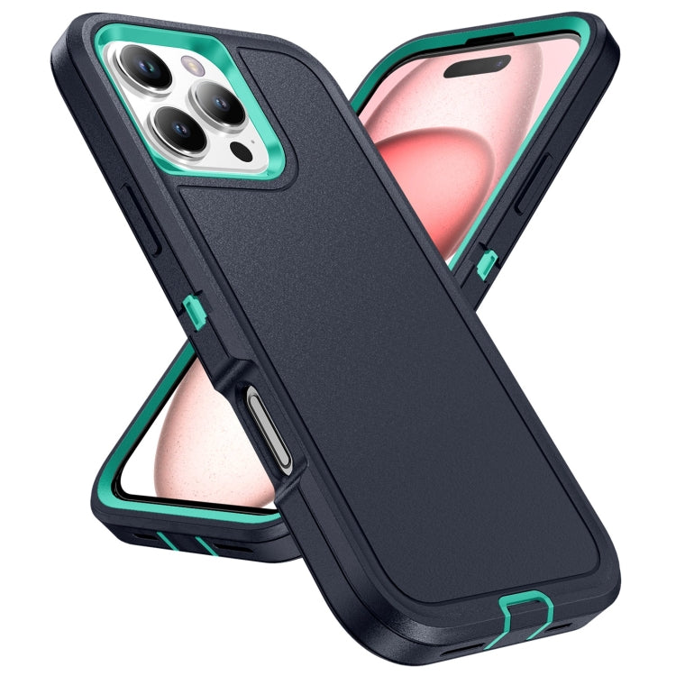 For iPhone 16 Life Waterproof Rugged Phone Case(Dark Blue + Light Blue) - free shipping - PMC TechLife - Order now!