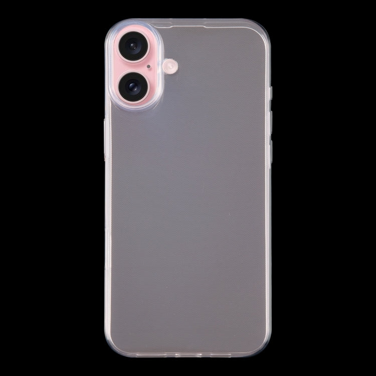 For iPhone 16 Plus Ultra-thin Transparent TPU Phone Case - iPhone 16 Plus Cases by PMC TechLife | Online Shopping South Africa | PMC TechLife | Buy Now Pay Later Mobicred