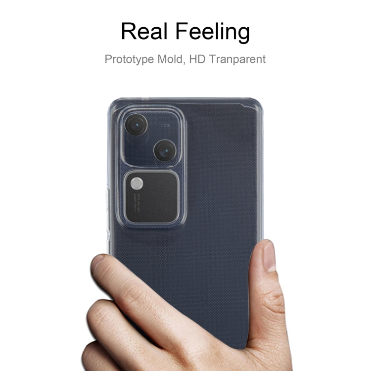 For vivo S18 Ultra-thin Transparent TPU Phone Case - S18 Cases by PMC Jewellery | Online Shopping South Africa | PMC Jewellery | Buy Now Pay Later Mobicred