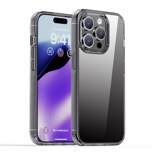 For iPhone 15 Pro Max iPAKY Hanguang Series Transparent TPU+PC Phone Case(Transparent Black) - iPhone 15 Pro Max Cases by iPAKY | Online Shopping South Africa | PMC Jewellery | Buy Now Pay Later Mobicred