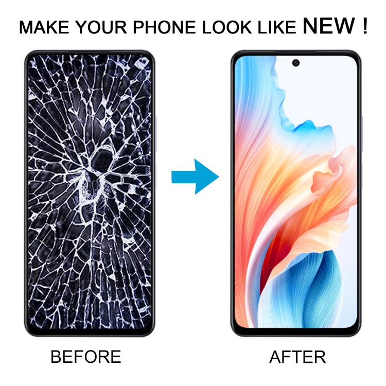 For OPPO A79 5G OEM LCD Screen Digitizer Full Assembly with Frame - free shipping - PMC TechLife - Order now!