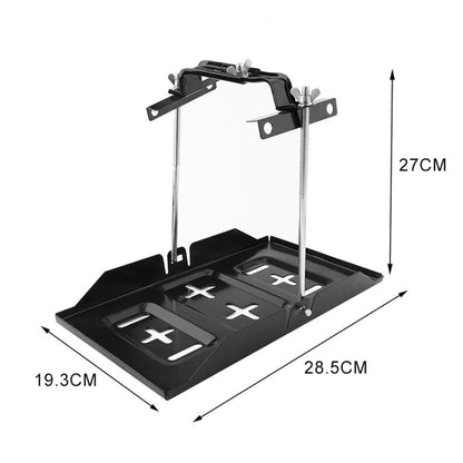 Car Universal Battery Bracket Adjustable Battery Fixed Holder + Base Tray, Size:28.5cm Base + 27cm Bracket - Engine Fittings by PMC Jewellery | Online Shopping South Africa | PMC Jewellery | Buy Now Pay Later Mobicred