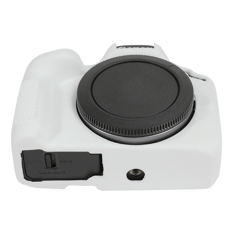 For Canon EOS R50 Soft Silicone Protective Case(White) - Protective Case by PMC Jewellery | Online Shopping South Africa | PMC Jewellery