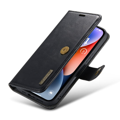 For iPhone 15 Plus DG.MING Crazy Horse Texture Detachable Magnetic Leather Phone Case(Black) - iPhone 15 Plus Cases by DG.MING | Online Shopping South Africa | PMC Jewellery | Buy Now Pay Later Mobicred