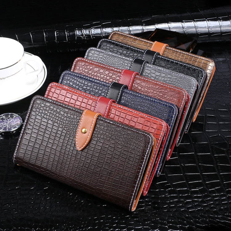 For Blackview A80 idewei Crocodile Texture Horizontal Flip Leather Case with Holder & Card Slots & Wallet(Black) - More Brand by idewei | Online Shopping South Africa | PMC TechLife | Buy Now Pay Later Mobicred