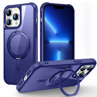 For iPhone 13 Pro MagSafe Magnetic Rotating Holder Phone Case(Klein Blue) - iPhone 13 Pro Cases by PMC Jewellery | Online Shopping South Africa | PMC Jewellery