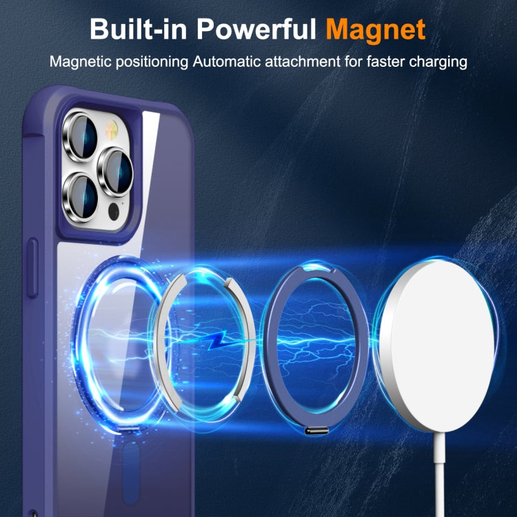 For iPhone 13 Pro MagSafe Magnetic Rotating Holder Phone Case(Klein Blue) - iPhone 13 Pro Cases by PMC Jewellery | Online Shopping South Africa | PMC Jewellery