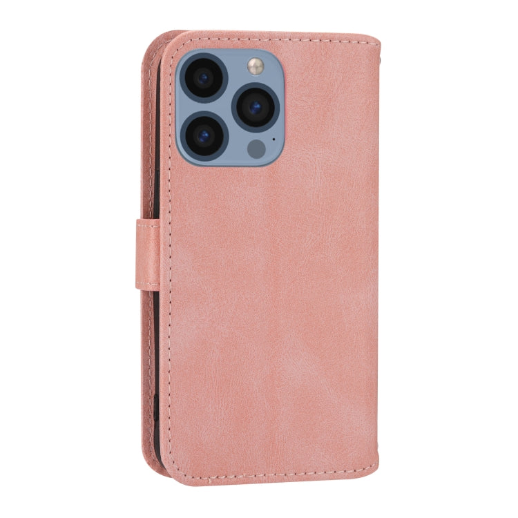 For iPhone 16 Pro Max Oil Skin Zipper Wallet Leather Phone Case(Pink) - iPhone 16 Pro Max Cases by PMC Jewellery | Online Shopping South Africa | PMC Jewellery | Buy Now Pay Later Mobicred