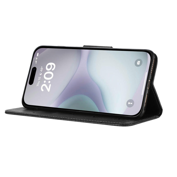 For iPhone 16 Butterfly Embossed Flip Leather Phone Case(Black) - iPhone 16 Cases by PMC TechLife | Online Shopping South Africa | PMC TechLife | Buy Now Pay Later Mobicred