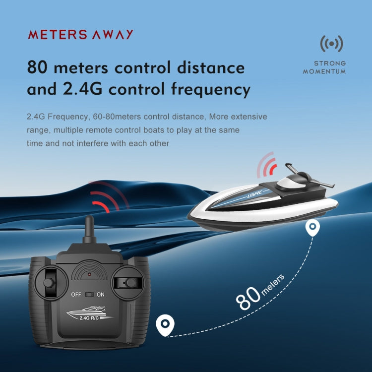 B8 Double Propeller Long Endurance High Speed Remote Control Boat(Black) - RC Boats by PMC TechLife | Online Shopping South Africa | PMC TechLife