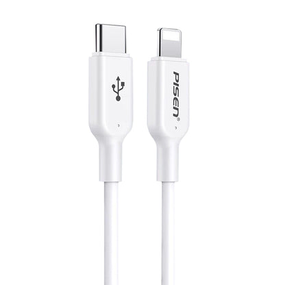 PISEN 1m 3.0A Type-C to 8 Pin PD Fast Charging Cable - 2 in 1 Cable by PMC Jewellery | Online Shopping South Africa | PMC Jewellery | Buy Now Pay Later Mobicred