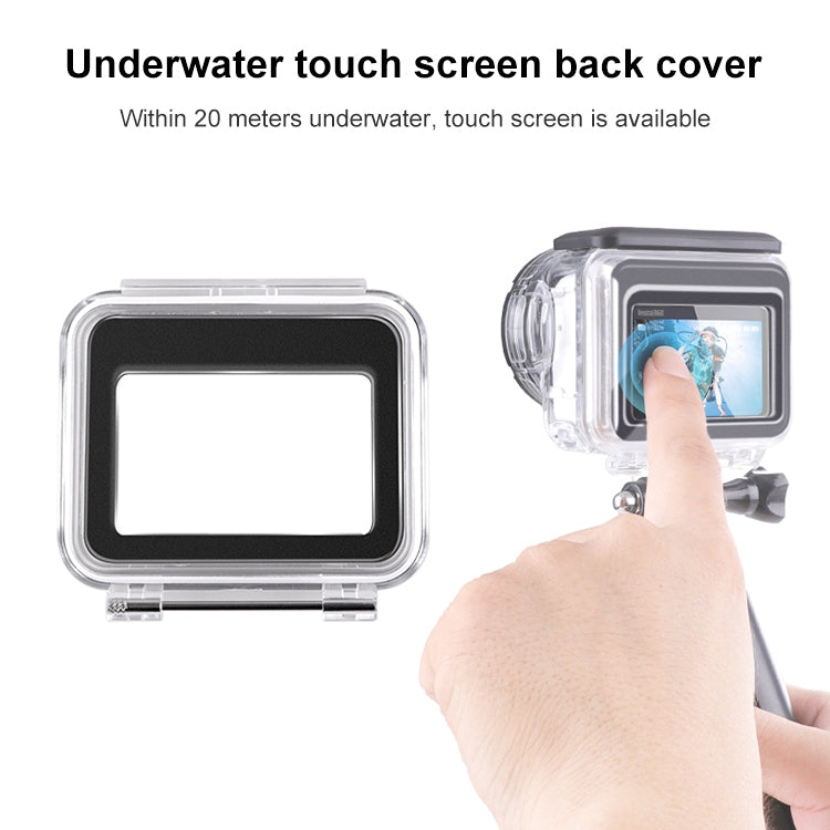 For Insta360 GO 3 Underwater Waterproof Housing Case with Touch Back Cover - Case & Bags by PMC Jewellery | Online Shopping South Africa | PMC Jewellery | Buy Now Pay Later Mobicred