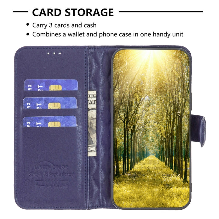For Honor 90 5G Diamond Lattice Wallet Flip Leather Phone Case(Blue) - Honor Cases by PMC TechLife | Online Shopping South Africa | PMC TechLife | Buy Now Pay Later Mobicred