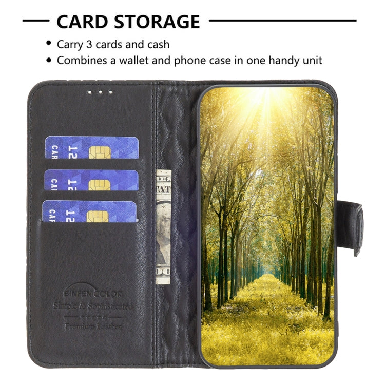 For Honor X9b/Magic6 Lite 5G Diamond Lattice Wallet Flip Leather Phone Case(Black) - Honor Cases by PMC TechLife | Online Shopping South Africa | PMC TechLife | Buy Now Pay Later Mobicred