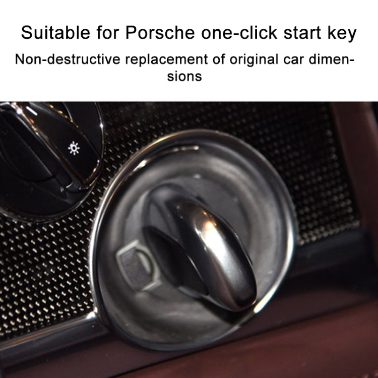 For Porsche Cayenne 2011-2017 Car One-button Start Engine Key Ignition Switch Button(Blue) - Car Switches by PMC TechLife | Online Shopping South Africa | PMC TechLife