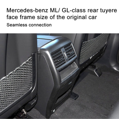 For Mercedes Benz ML320 / GL450 Car Rear Air Conditioner Air Outlet Panel Cover 166 680 7403, Style:Dual Hole(Beige) - Air Conditioning System by PMC Jewellery | Online Shopping South Africa | PMC Jewellery | Buy Now Pay Later Mobicred