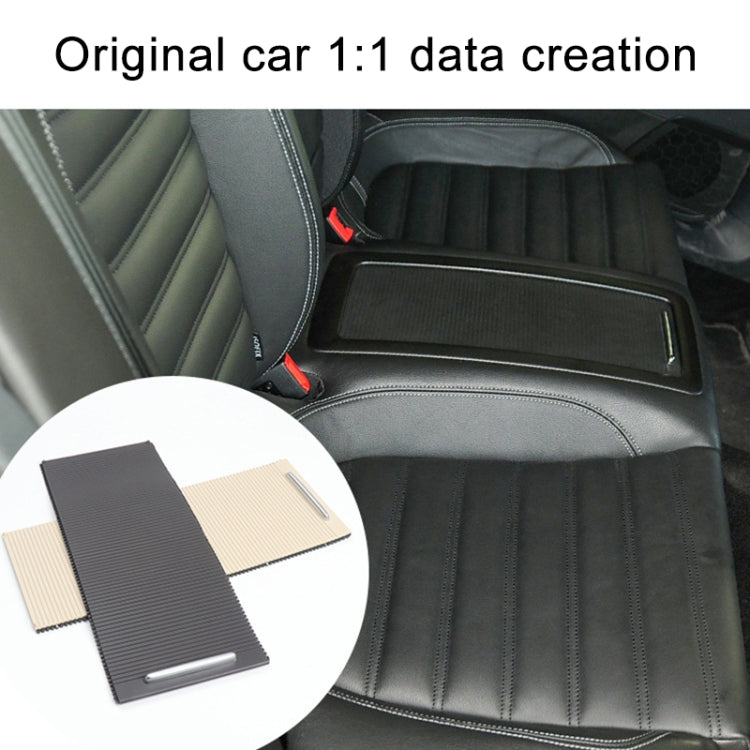 For Volkswagen Magotan B6 / B7 / CC Car Rear Storage Box Water Cup Holder Cover Armrest Box Curtain Cup Holder 3C8855977C(Brown) - Stowing Tidying by PMC Jewellery | Online Shopping South Africa | PMC Jewellery