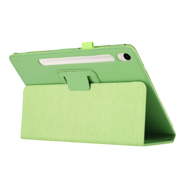 For Samsung Galaxy Tab S9 Ultra Litchi Texture Leather Tablet Case with Holder(Green) - free shipping - PMC Jewellery - Order now!