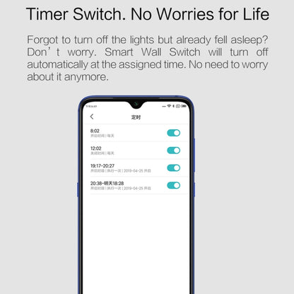 Original Xiaomi Youpin Aqara Smart Wall Switch D1, Single FireWire Single Button Version - Smart Switch by Xiaomi | Online Shopping South Africa | PMC Jewellery | Buy Now Pay Later Mobicred