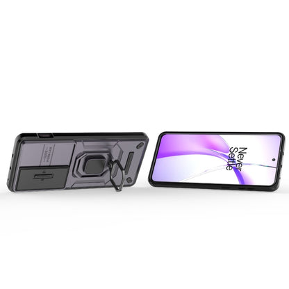 For OnePlus ACE 3V Sliding Camshield TPU + PC Shockproof Phone Case with Holder(Purple) - OnePlus Cases by PMC Jewellery | Online Shopping South Africa | PMC Jewellery | Buy Now Pay Later Mobicred