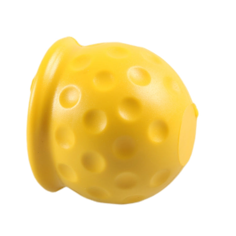 Universal 50mm Automatic Tow Bar Ball Cap Trailer Soft Rubber Protective Cap(Yellow) - Air Conditioning System by PMC TechLife | Online Shopping South Africa | PMC TechLife | Buy Now Pay Later Mobicred