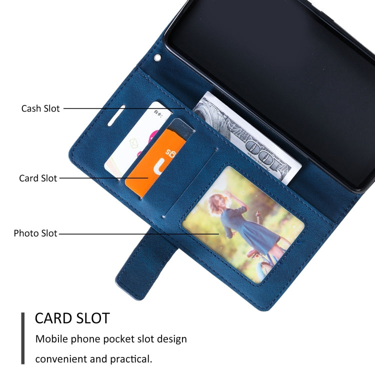For Google Pixel 9 Pro Skin Feel Splicing Leather Phone Case(Blue) - Google Cases by PMC TechLife | Online Shopping South Africa | PMC TechLife | Buy Now Pay Later Mobicred