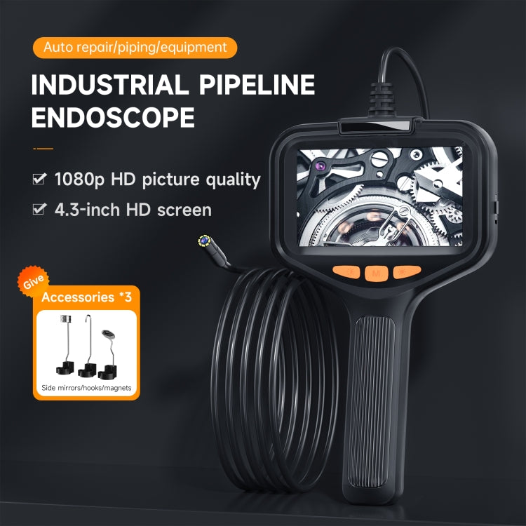 P200 8mm Front Lenses Integrated Industrial Pipeline Endoscope with 4.3 inch Screen, Spec:50m Tube -  by PMC Jewellery | Online Shopping South Africa | PMC Jewellery | Buy Now Pay Later Mobicred