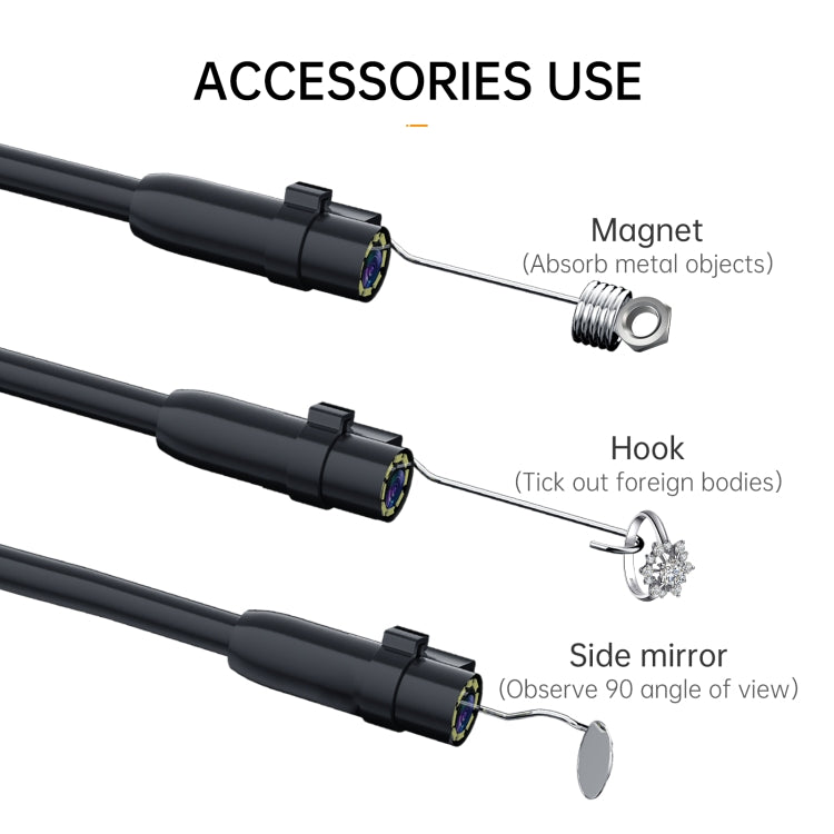 P200 8mm Front Lenses Detachable Industrial Pipeline Endoscope with 4.3 inch Screen, Spec:100m Tube -  by PMC Jewellery | Online Shopping South Africa | PMC Jewellery | Buy Now Pay Later Mobicred