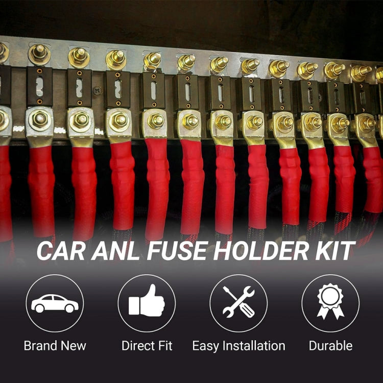 3 in 1 ANL Car Audio Modified Fuse Holder with 200A Fuse, Current:400A - Fuse by PMC Jewellery | Online Shopping South Africa | PMC Jewellery | Buy Now Pay Later Mobicred