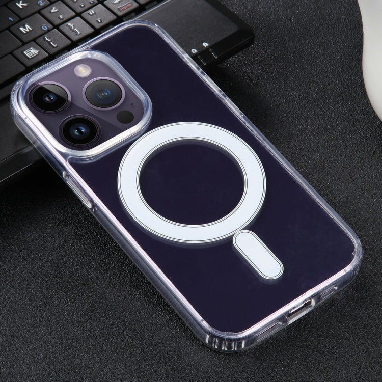 For iPhone 15 Pro Max GEBEI MagSafe Magnetic Transparent Phone Case(Transparent) - iPhone 15 Pro Max Cases by GEBEI | Online Shopping South Africa | PMC Jewellery