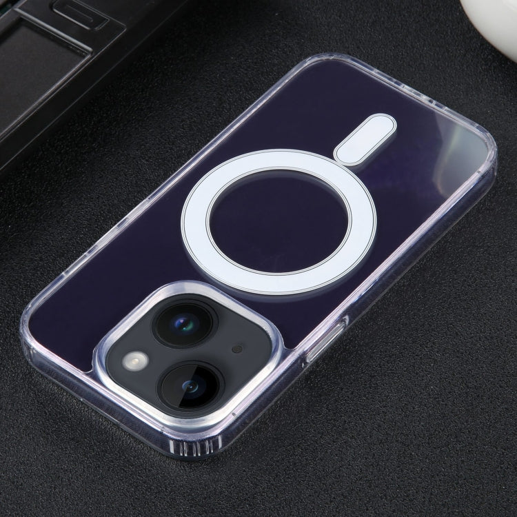 For iPhone 15 GEBEI MagSafe Magnetic Transparent Phone Case(Transparent) - iPhone 15 Cases by GEBEI | Online Shopping South Africa | PMC Jewellery