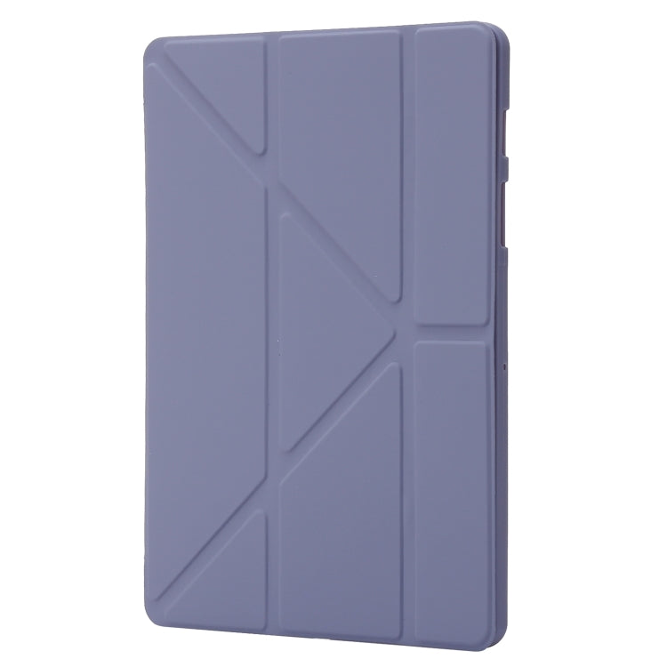 For Samsung Galaxy Tab S10+ / S9+ Deformation Silicone Leather Tablet Case(Lavender) - Galaxy Tab S9+ Cases by PMC Jewellery | Online Shopping South Africa | PMC Jewellery | Buy Now Pay Later Mobicred