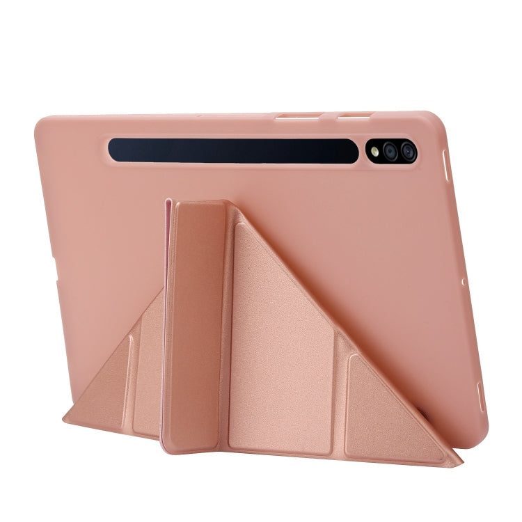 For Samsung Galaxy Tab S10+ / S9+ Deformation Silicone Leather Tablet Case(Black) - Galaxy Tab S9+ Cases by PMC Jewellery | Online Shopping South Africa | PMC Jewellery | Buy Now Pay Later Mobicred