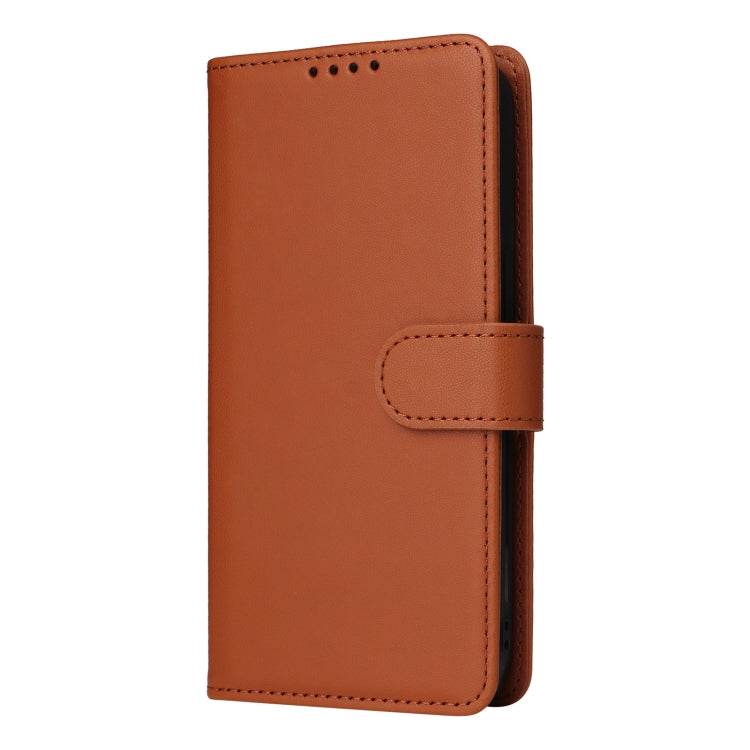 For Samsung Galaxy S24 5G BETOPNICE BN-005 2 in 1 Detachable Imitate Genuine Leather Phone Case(Brown) - Galaxy S24 5G Cases by BETOPNICE | Online Shopping South Africa | PMC Jewellery | Buy Now Pay Later Mobicred