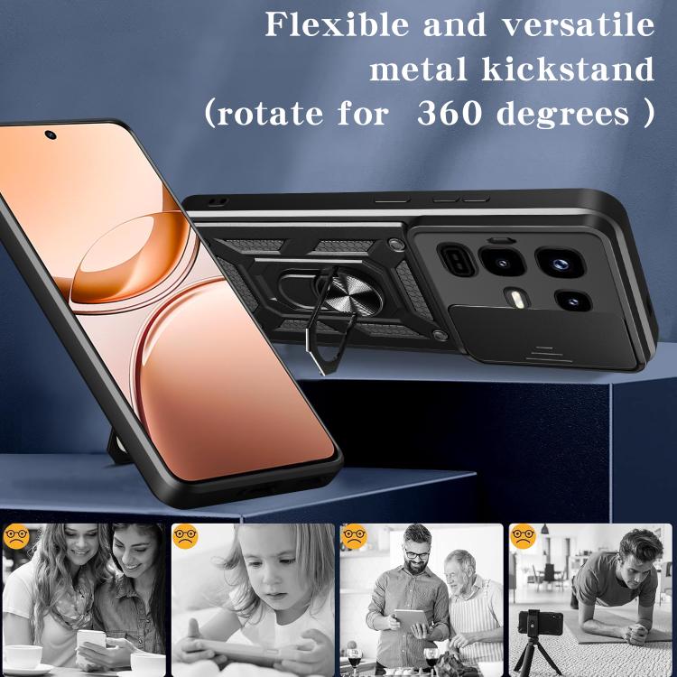 For Infinix Note 50 Pro 4G Sliding Camera Cover Design TPU+PC Phone Case(Blue) - free shipping - PMC TechLife - Order now!