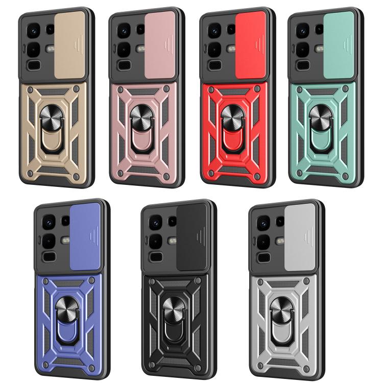 For Infinix Note 50x Sliding Camera Cover Design TPU+PC Phone Case(Rose Gold) - free shipping - PMC TechLife - Order now!