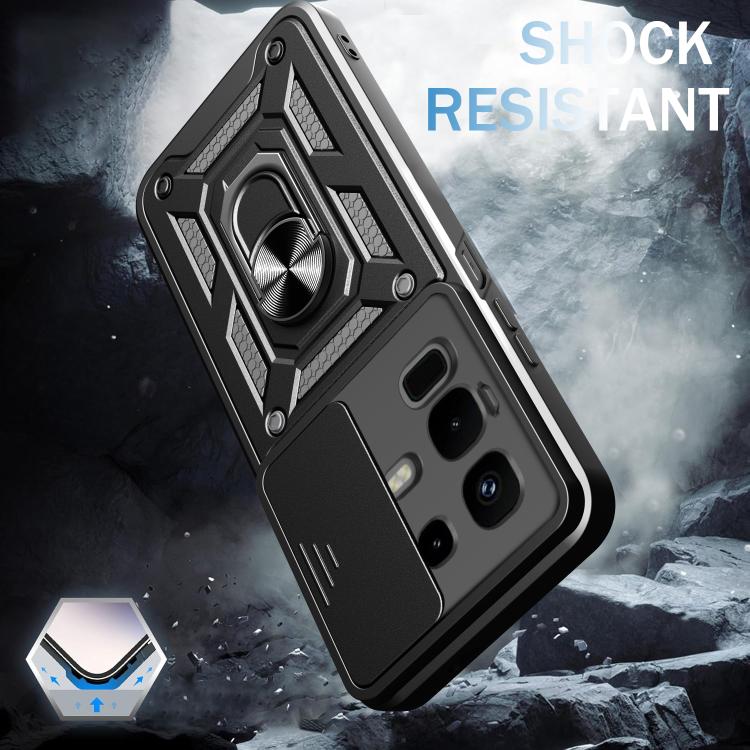 For Infinix Note 50x Sliding Camera Cover Design TPU+PC Phone Case(Rose Gold) - free shipping - PMC TechLife - Order now!